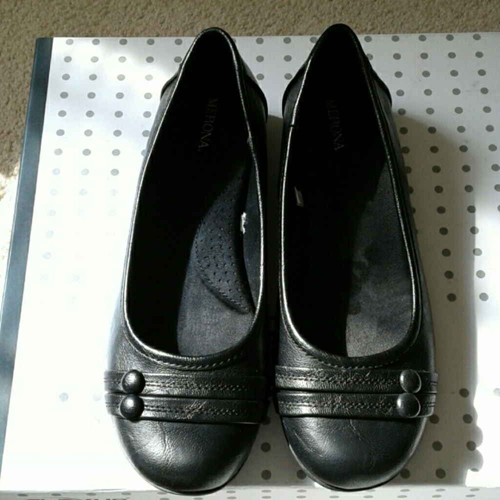 Merona Black Flats